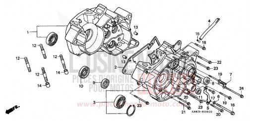 CARTER MOTEUR CRM125RP de 1993
